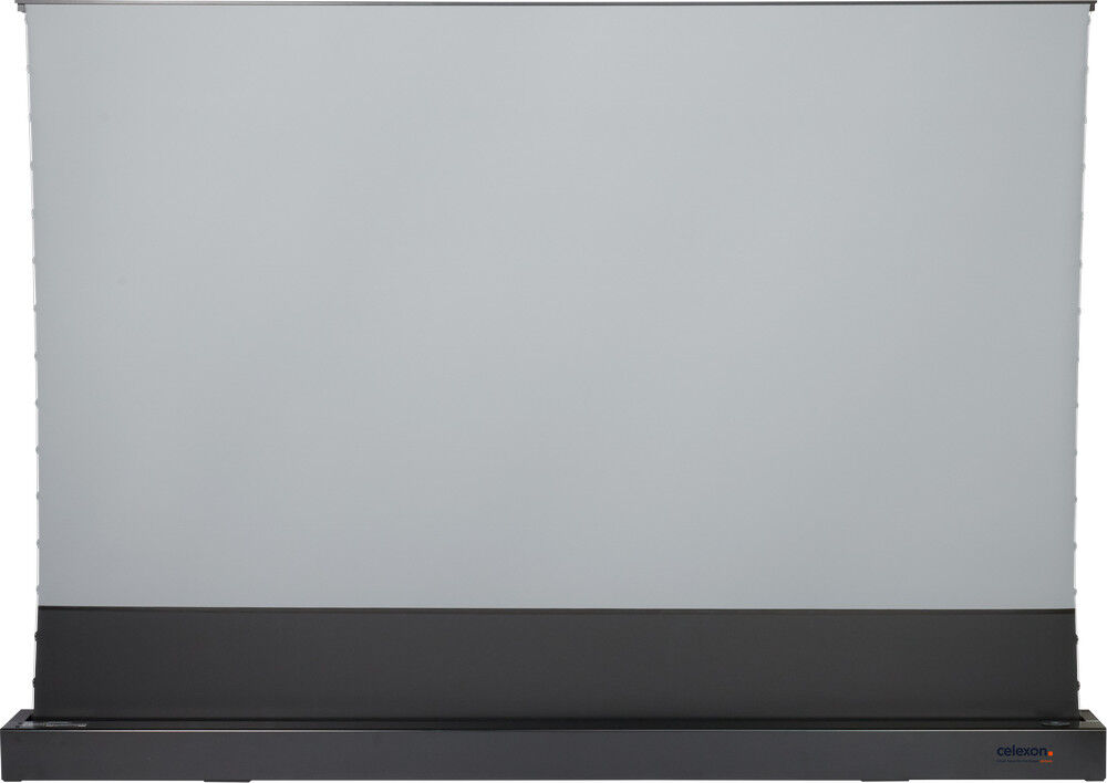 celexon CLR HomeCinema UST elektrisk golv-högkontrastprojektorduk 100 ", 221 x 124 cm - svart celexon CLR HomeCinema UST elektrisk golv-högkontrastprojektorduk 100 ", 221 x 124 cm - svart