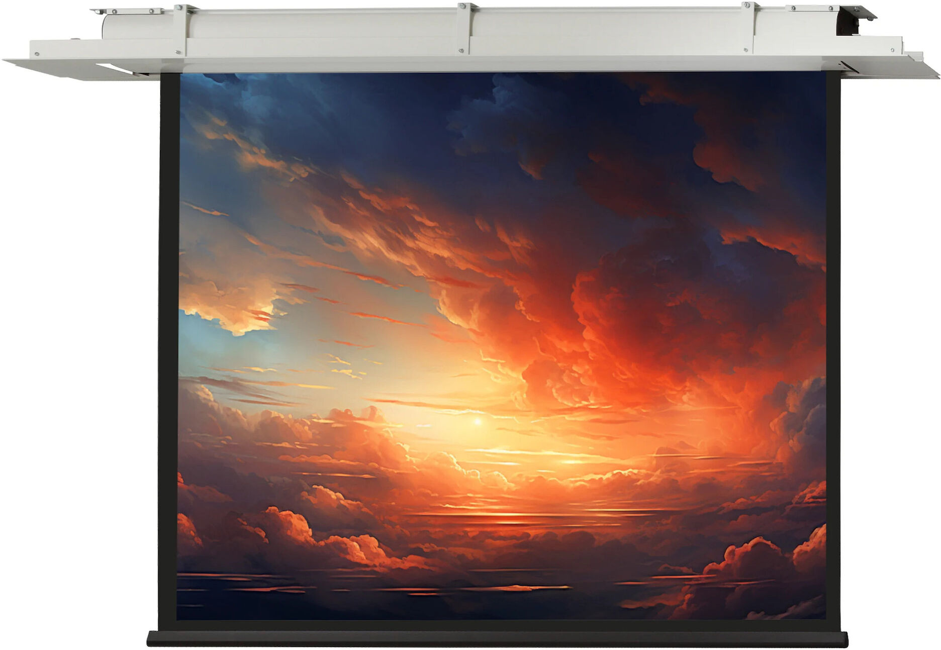celexon Expert, motordriven takinfälld filmduk 98 tum 200 x 150 cm