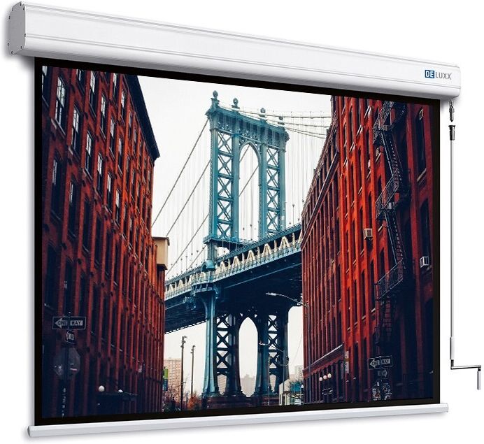 DELUXX Professional vev filmduk Classic 190 x 143 cm mattvit Vision DELUXX Professional vev filmduk Classic 190 x 143 cm mattvit Vision