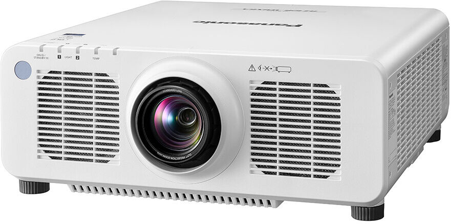 Panasonic PT-RZ120WE, vit (med objektiv) Panasonic PT-RZ120WE, vit (med objektiv)