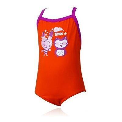 Baddräkt barn raintreat thinstrap orange - Speedo (Storlek: 92) Baddräkt barn raintreat thinstrap orange - Speedo (Storlek: 92)