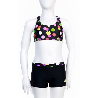 Bikini barn Liuba svart med cirklar - Aquarapid (Storlek: 104 cl - 4 år) Bikini barn Liuba svart med cirklar - Aquarapid (Storlek: 104 cl - 4 år)