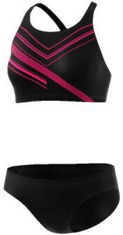 Simbikini noir svart/rosa - Adidas (Storlek: 36)
