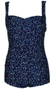 Baddräkt dam draperad Swimsuit blå (Storlek: 36) Baddräkt dam draperad Swimsuit blå (Storlek: 36)