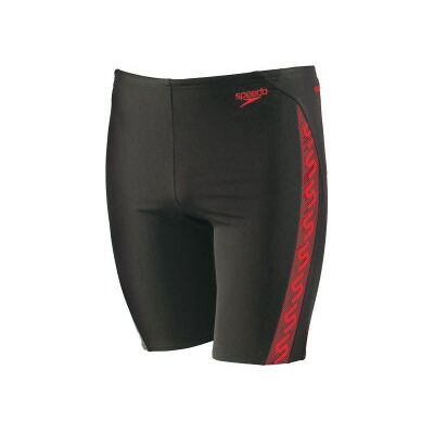 Badbyxor barn monogram jammer svart/röd - Speedo (Storlek: 104 cl) Badbyxor barn monogram jammer svart/röd - Speedo (Storlek: 104 cl)