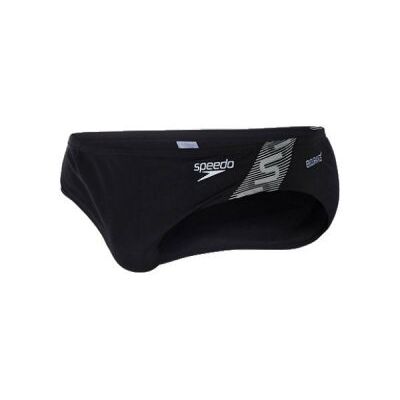 Badbyxor herr Monogram svart 7 cm brief - Speedo (Storlek: 40") Badbyxor herr Monogram svart 7 cm brief - Speedo (Storlek: 40")