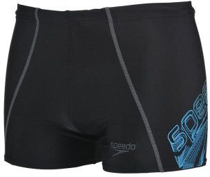 Badbyxor herr Panel Aquashort svart/blå - Speedo (Storlek: 30" = S) Badbyxor herr Panel Aquashort svart/blå - Speedo (Storlek: 30" = S)
