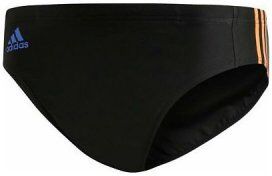 Badbyxor herr brief blå/svart - Adidas (Välj: 34" = L) Badbyxor herr brief blå/svart - Adidas (Välj: 34" = L)