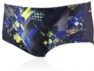 Badbyxor herr Allover Trunks 14cm navy/vit - Speedo (Storlek: 40" = 3XL) Badbyxor herr Allover Trunks 14cm navy/vit - Speedo (Storlek: 40" = 3XL)