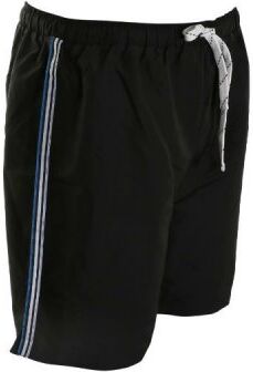 Badshorts herr svart ränder stora storlekar (Storlek: 5XL) Badshorts herr svart ränder stora storlekar (Storlek: 5XL)