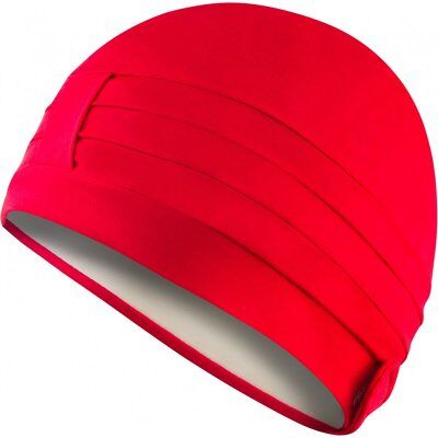 Badmössa dam röd turbanmodell i polyester Badmössa dam röd turbanmodell i polyester