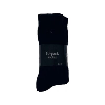 Herrstrumpor svarta 10-pack - Berga (Storlek: 39/42) Herrstrumpor svarta 10-pack - Berga (Storlek: 39/42)