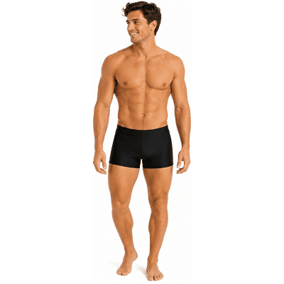 Badbyxor herr fast boxer svarta - Soak (Storlek: 38" = XXL) Badbyxor herr fast boxer svarta - Soak (Storlek: 38" = XXL)