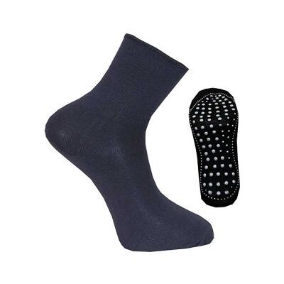 Halksockor för vuxna 1-pack marin - Zent (Storlek: 36/40) Halksockor för vuxna 1-pack marin - Zent (Storlek: 36/40)