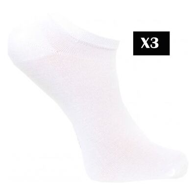 Strumpor kortskaft vita sneakers 3-pack - Capital (Storlek: 36/40) Strumpor kortskaft vita sneakers 3-pack - Capital (Storlek: 36/40)