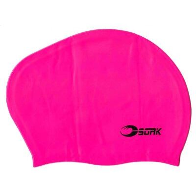 Badmössa Silicon long hair cap rosa - Soak Badmössa Silicon long hair cap rosa - Soak