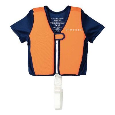 Simväst barn 1-2 år, 2-4 år eller 4-6 år orange/blå - Strooem (Storlek: 2-4 år) Simväst barn 1-2 år, 2-4 år eller 4-6 år orange/blå - Strooem (Storlek: 2-4 år)
