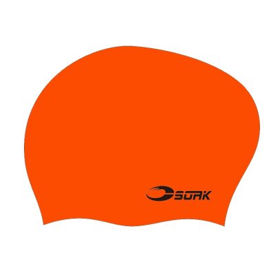 Badmössa Silicon long hair cap orange - Soak Badmössa Silicon long hair cap orange - Soak