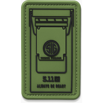 5.11 Tactical x Sig Sauer Ammo Cans Patch (Färg: Grön) 5.11 Tactical x Sig Sauer Ammo Cans Patch (Färg: Grön)