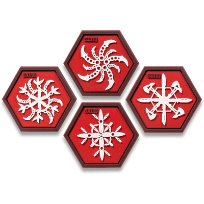 5.11 Tactical Snowflake Ninja Stars Hex Patch Set 5.11 Tactical Snowflake Ninja Stars Hex Patch Set