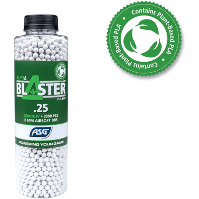 ASG Alpha Blaster PLA/Bio BBs 0,25g 3300st ASG Alpha Blaster PLA/Bio BBs 0,25g 3300st
