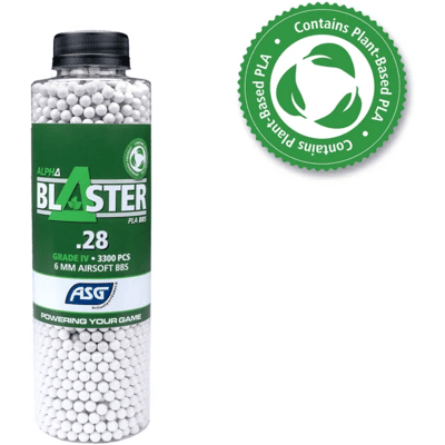 ASG Alpha Blaster PLA/Bio BBs 0,28g 3300st ASG Alpha Blaster PLA/Bio BBs 0,28g 3300st