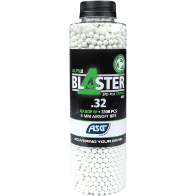 ASG Alpha Blaster PLA Green Tracer Bio BBs 0,32g 3300st ASG Alpha Blaster PLA Green Tracer Bio BBs 0,32g 3300st