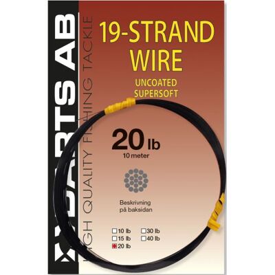 Darts 19-Strand Uncoatad Wire Supersoft 10m (Storlek: 40LB - 18,1Kg) Darts 19-Strand Uncoatad Wire Supersoft 10m (Storlek: 40LB - 18,1Kg)