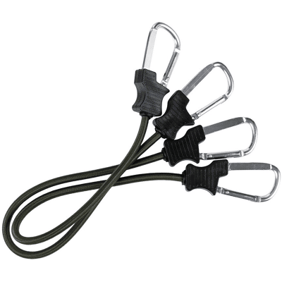 101 INC Fosco Bungees Packremmar med Karbinhake 24" (Färg: Grön) 101 INC Fosco Bungees Packremmar med Karbinhake 24" (Färg: Grön)