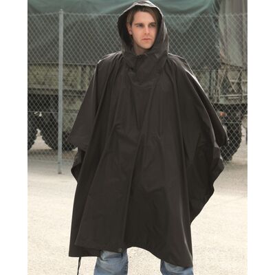 Mil-Tec Watherproof Poncho Ripstop (Färg: Svart) Mil-Tec Watherproof Poncho Ripstop (Färg: Svart)