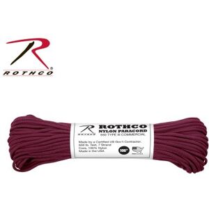 Rothco 550lb Type III Paracord 30m (Färg: Burgundy)