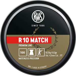 RWS Ammunition RWS R10 Match 4.48mm 0,53g 500st