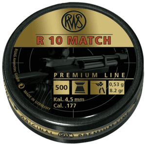 RWS Ammunition RWS R10 Match 4,51mm 0,53g 500st
