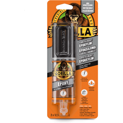 Gorilla Epoxy 25ml - Klar, Hög Styrka, Vattentät Gorilla Epoxy 25ml - Klar, Hög Styrka, Vattentät