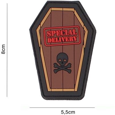 101 INC PVC Patch - Special Delivery (Färg: Brun) 101 INC PVC Patch - Special Delivery (Färg: Brun)