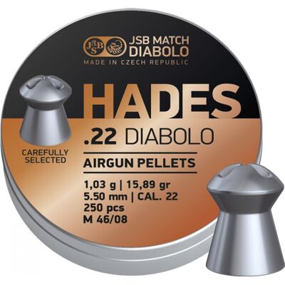 JSB Match Diabolo JSB Hades 5,50mm - 1,030g 250st JSB Match Diabolo JSB Hades 5,50mm - 1,030g 250st