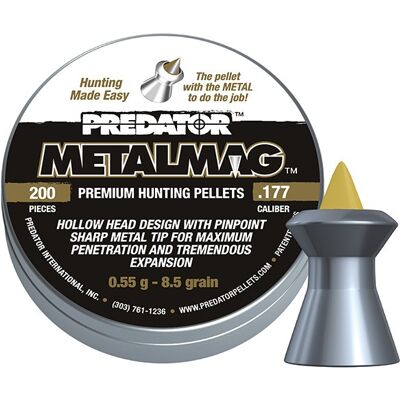 JSB Match Diabolo JSB Predator Metalmag 4,50mm - 0,520g JSB Match Diabolo JSB Predator Metalmag 4,50mm - 0,520g