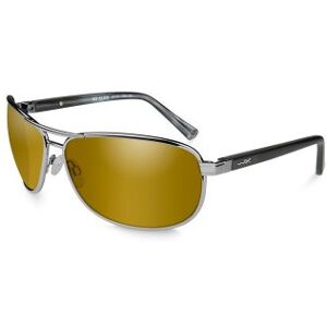 Wiley X WileyX Klein Pol Amber Gold Mirror Gunmetal Frame