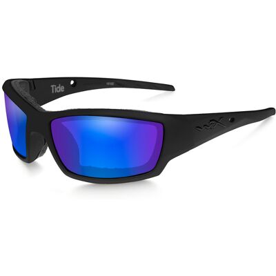 Wiley X WileyX TIDE Polarized Blue Mirror Matte Black Frame Wiley X WileyX TIDE Polarized Blue Mirror Matte Black Frame