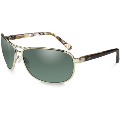 Wiley X WileyX KLEIN Polarized Green Gold Frame Wiley X WileyX KLEIN Polarized Green Gold Frame