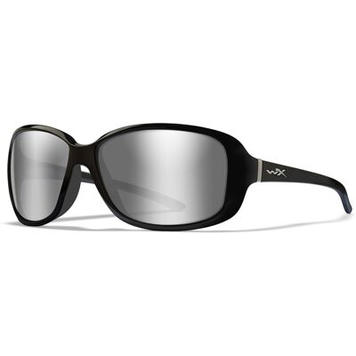 Wiley X WileyX AFFINITY Grey Silver Flash Gloss Black Frame Wiley X WileyX AFFINITY Grey Silver Flash Gloss Black Frame