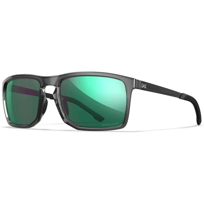 Wiley X WileyX Axe CAPTIVATE Polarized Green Mirror/Gloss Crystal Grey Frame Wiley X WileyX Axe CAPTIVATE Polarized Green Mirror/Gloss Crystal Grey Frame