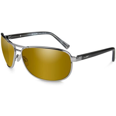 Wiley X WileyX Klein Pol Amber Gold Mirror Gunmetal Frame Wiley X WileyX Klein Pol Amber Gold Mirror Gunmetal Frame