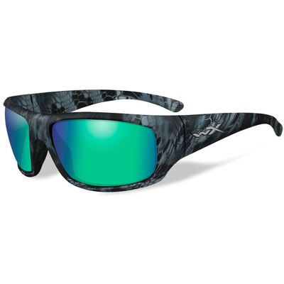 Wiley X WileyX OMEGA Polarized Emerald Mirror Kryptek Neptune Frame Wiley X WileyX OMEGA Polarized Emerald Mirror Kryptek Neptune Frame