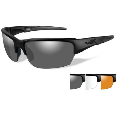 Wiley X WileyX SAINT Grey/Clear/Light Rust Matte Black Frame Wiley X WileyX SAINT Grey/Clear/Light Rust Matte Black Frame