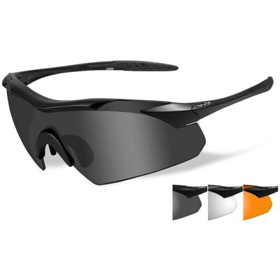 Wiley X WileyX Vapor Grey/Clear/Light Rust Matte Black Frame Kit Wiley X WileyX Vapor Grey/Clear/Light Rust Matte Black Frame Kit