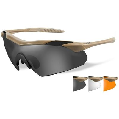 Wiley X WileyX Vapor Grey/Clear/Light Rust Tan Frame Kit Wiley X WileyX Vapor Grey/Clear/Light Rust Tan Frame Kit