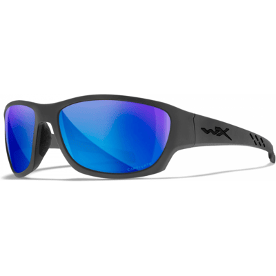 Wiley X WileyX CLIMB CAPTIVATE Polarized Blue Mirror Lenses Matte Grey Frame Wiley X WileyX CLIMB CAPTIVATE Polarized Blue Mirror Lenses Matte Grey Frame