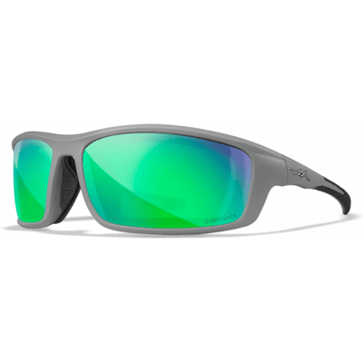 Wiley X WileyX GRID CAPTIVATE Polarized Green Mirror Lenses Matte Cool Grey Frame Wiley X WileyX GRID CAPTIVATE Polarized Green Mirror Lenses Matte Cool Grey Frame