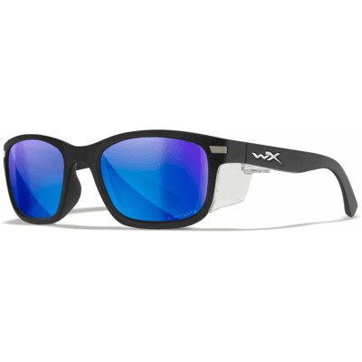 Wiley X WileyX HELIX CAPTIVATE Polarized Blue Mirror Lenses Matte Black Frame Wiley X WileyX HELIX CAPTIVATE Polarized Blue Mirror Lenses Matte Black Frame